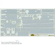 Tamiya 300012647 - 1:35 WWII Zimmerit Dekor-Satz Tiger I