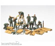 Tamiya 300032547 - 1:48 WWII Diorama-Set Feld-Instandsetz.