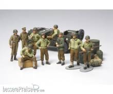 Tamiya 300032552 - 1:48 WWII US Willys Jeep m.Fig.-Set (9)