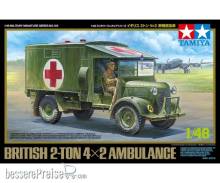 Tamiya 300032605 - 1:48 Brit. 2to. 4x2 Krankenwagen