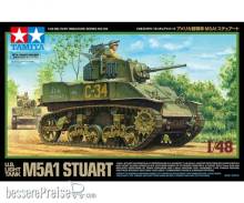 Tamiya 300032606 - 1:48 US M5A1 Stuart Light Tank (1)