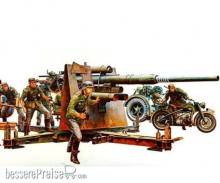 Tamiya 300035017 - 1:35 WWII Dt. Flak 8,8 m.Motorrad (9)