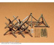Tamiya 300035027 - 1:35 WWII Diorama-Set Panzer Barrikaden
