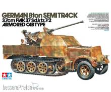 Tamiya 300035144 - 1:35 Dt. Sd.Kfz.7/2 8to Halbk.Flak37