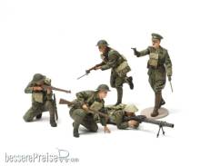 Tamiya 300035339 - 1:35 WWI British Infantrie Fig.-Set (5)