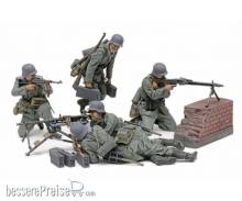 Tamiya 300035386 - 1:35 Fig.-Set Dt. MG Truppen (5) Mit.WW2