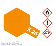 Tamiya 300081026 - X-26 Klar-Orange glänzend 23ml