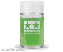 Tamiya 300081042 - Farb-Mischglas rund 46ml m. Skala