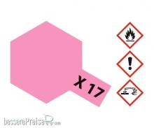 Tamiya 300081517 - X-17 Pink glänzend 10ml Acryl (VE6)