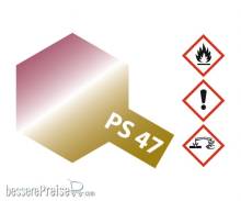 Tamiya 300086047 - PS-47 Rosarot-Gold schillernd Poly.100ml