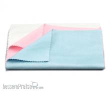 Tamiya 300087090 - Tamiya Poliertuch-Set (3)rosa/blau/weiss