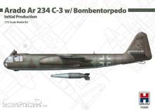 Hobby 2000 H2K72050 - Arado Ar 234 C-3 w/ Bombentorpedo Initial Production in 1:72