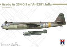 Hobby 2000 H2K72051 - Arado Ar 234 C-3 w/ Ar E381 Julia in 1:72