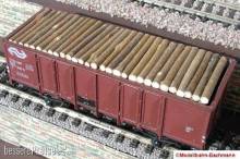 Modellbahn-Bachmann 3010211 - Stammholz quer für Piko, für den 2-achs. off. Güterwagen Ommp (Art.-Nr. 54145 ü.ä.) Größe: 86 x 29 mm