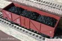 Modellbahn-Bachmann 3010301 - Kohle für Piko, für den 2-achs. off. Güterwagen El-u (Art.-Nr. 54117 u.ä.) Größe: 97 x 29 mm