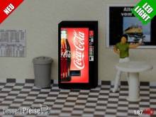 Modellland 3011-8 - 1:87 Spur H0 LED 9 - 12V Coca Cola Automat beleuchet
