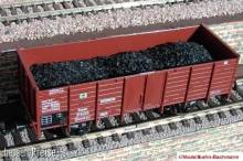 Modellbahn-Bachmann 3020101 - Kohle für Fleischmann, für den 2-achs. off. Güterwagen Ommk Essen (Art.-Nr. 5861 u.ä.) Größe: 86 x 30 mm