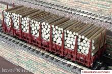 Modellbahn-Bachmann 3020711 - Stammholz quer (25g) für Fleischmann, für den 2-achs. Rungenwagen Rms (Art.- Nr. 5223 u.ä.) Größe: 120 x 29 mm