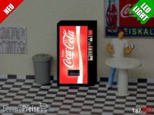 Modellland 3024-8 - 1:87 Spur H0 LED 9 - 12V Coca Cola Automat beleuchet
