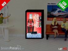 Modellland 3026-8 - 1:87 Spur H0 LED 9 - 12V Coca Cola Automat beleuchet