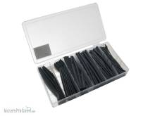 Schönwitz 30277 - Schrumpfschlauch Sortiment Set 100 Teile 10cm schwarz
