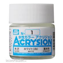 Mr Hobby - Gunze N-001 - Acrysion (10 ml) White
