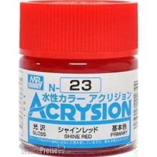 Mr Hobby - Gunze N-023 - Acrysion (10 ml) Shine Red