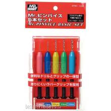 Mr Hobby - Gunze GT-50 - Mr. Pinvice Basic Set (1 / 1.5 / 2 / 2.5 / 3 mm)