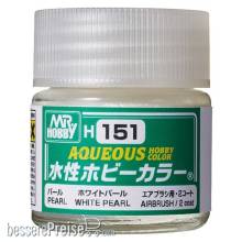 Mr Hobby - Gunze H-151 - Mr Hobby -Gunze Aqueous Hobby Colors (10 ml) White Pearl
