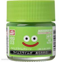 Mr Hobby - Gunze HDQ-03 - AQUEOUS DRAGON QUEST COLOR (10ml) Lime Slime Green