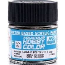 Mr Hobby - Gunze H-301 - Aqueous Hobby Colors (10 ml) Gray FS 36081