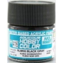 Mr Hobby - Gunze H-416 - Aqueous Hobby Colors (10 ml) RLM66 Black Gray