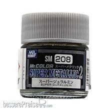 Mr Hobby - Gunze SM-208 - Mr Hobby -Gunze Mr. Color Super Metallic Colors II (10 ml) Super Duralumin