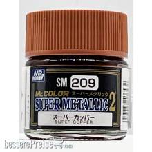 Mr Hobby - Gunze SM-209 - Mr. Color Super Metallic Colors II (10 ml) Super Copper