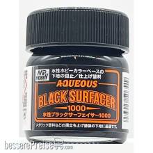 Mr Hobby - Gunze HSF-03 - Mr Hobby -Gunze Aqueous Black Surfacer 1000 (Jar Type), 40 ml