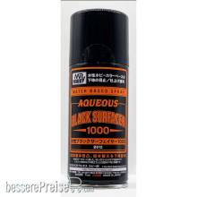 Mr Hobby - Gunze B-613 - Mr Hobby -Gunze Aqueous Black Surfacer 1000 Spray (170 ml)