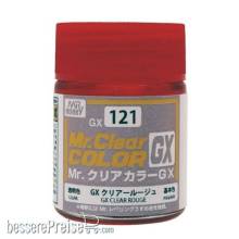 Mr Hobby - Gunze GX-121 - Mr. Color GX Clear Rouge (18 ml)