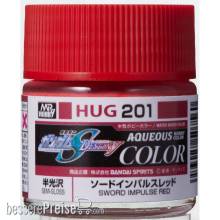 Mr Hobby - Gunze HUG-201 - Mr Hobby -Gunze AQUEOUS GUNDAM COLOR (10ml) SWORD PULSE RED