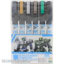 Mr Hobby - Gunze TMS-01 - Mr Hobby -Gunze 30 MINUTES MISSIONS Weapons & Frame Marker Set