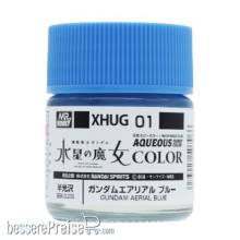 Mr Hobby - Gunze XHUG-01 - Mr Hobby -Gunze AQUEOUS GUNDAM COLOR (10ml) GUNDAM AERIAL BLUE
