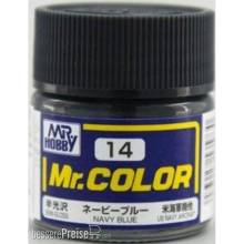 Mr Hobby - Gunze C-014 - Mr. Color (10 ml) Navy Blue
