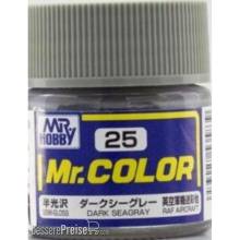 Mr Hobby - Gunze C-025 - Mr. Color (10 ml) Dark Seagray