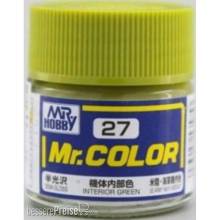 Mr Hobby - Gunze C-027 - Mr. Color (10 ml) Interior Green