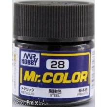 Mr Hobby - Gunze C-028 - Mr. Color (10 ml) Steel