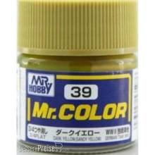 Mr Hobby - Gunze C-039 - Mr. Color (10 ml) Dark Yellow (Sandy Yellow)