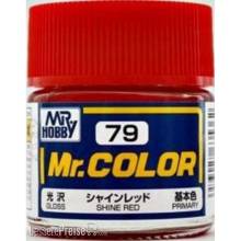 Mr Hobby - Gunze C-079 - Mr. Color (10 ml) Shine Red