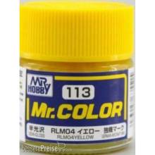 Mr Hobby - Gunze C-113 - Mr. Color (10 ml) RLM04 Yellow
