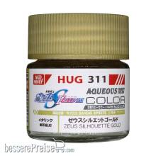 Mr Hobby - Gunze HUG-311 - Mr Hobby -Gunze AQUEOUS GUNDAM COLOR (10ml) ZEUS SILHOUETTE GOLD