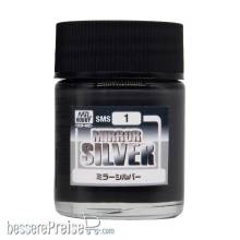 Mr Hobby - Gunze SMS-01 - Mr Hobby -Gunze Mirror Silver (18 ml)