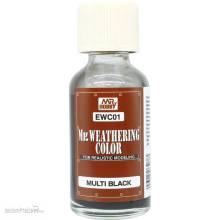 Mr Hobby - Gunze EWC-01 - Weathering Color Multi Black (40ml)